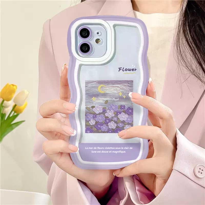 Ốp Điện Thoại TPU Hình Hoa Cho Realme C30 C31 C35 C21Y C25Y C21 RealmeC11 C25 C17 C15 C12 C3 C2 Realme 8i 7i 5 5i 6i 7 Pro