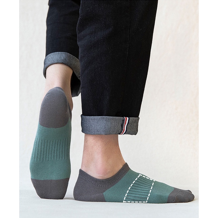 [Free ship] 7 Đôi Vớ Tất lười nam, Vớ lười nam nhiều màu chất đẹp co giãn  kháng khuẩn khử mùi thoáng khí mềm mại  MS01