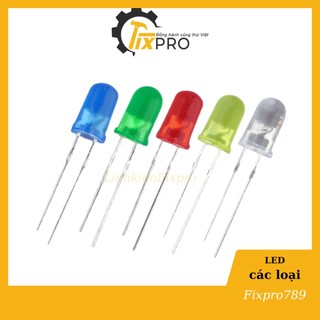 Led 5mm màu đỏ thân đục siêu sáng (Túi 10 con)