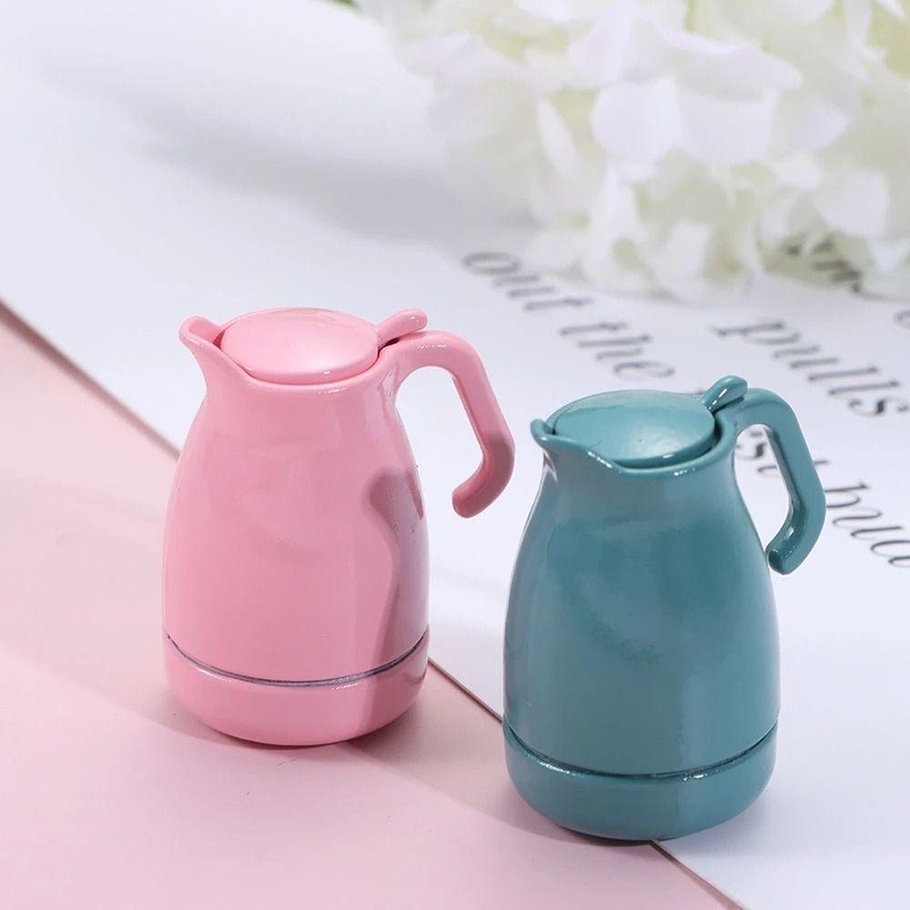 Mô Hình Ấm Nước Mini Bằng Hợp Kim Dùng Để Trang Trí Nhà Búp Bê REBUY1