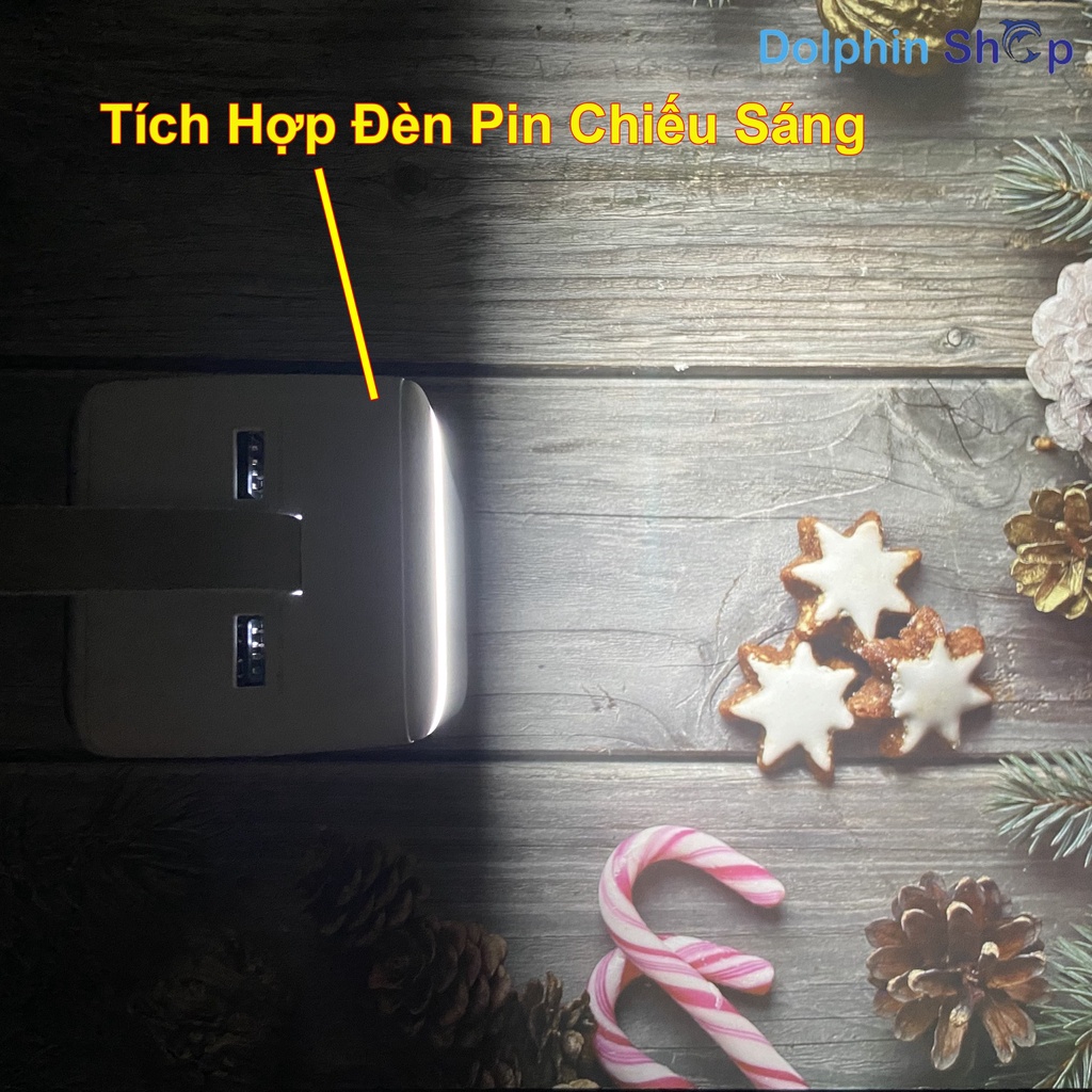 Sạc Dự Phòng 50.000mAh WP283 Tích Hợp Đèn Pin Siêu Sáng