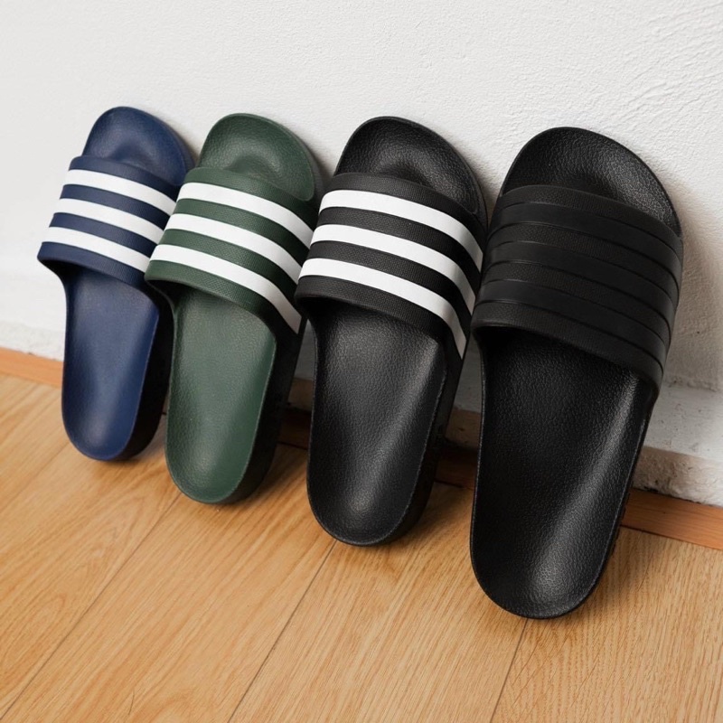 Dép adidas đúc nguyên khối siêu nhẹ,dép nam quai ngang chống hôi chân ful box