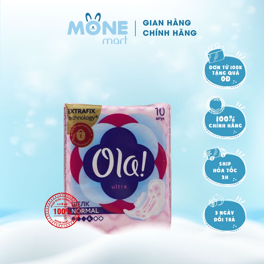 BĂNG VỆ SINH OLA ULTRA SIÊU THẤM 10 MIẾNG