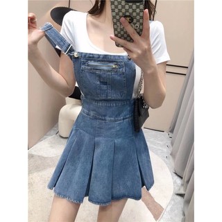 Váy Yếm Denim Plus Size Cho Nữ