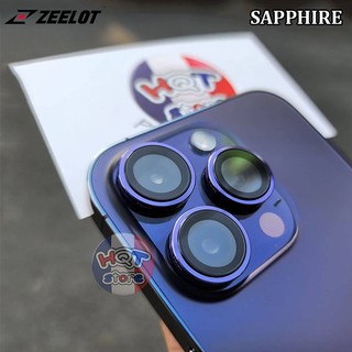 Ốp viền kính bảo vệ Camera ZEELOT PIshield Sapphire IP 14 Pro Max / 14 Pro có giấy GIA