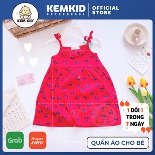 Miwoo hai dây váy xòe bé gái