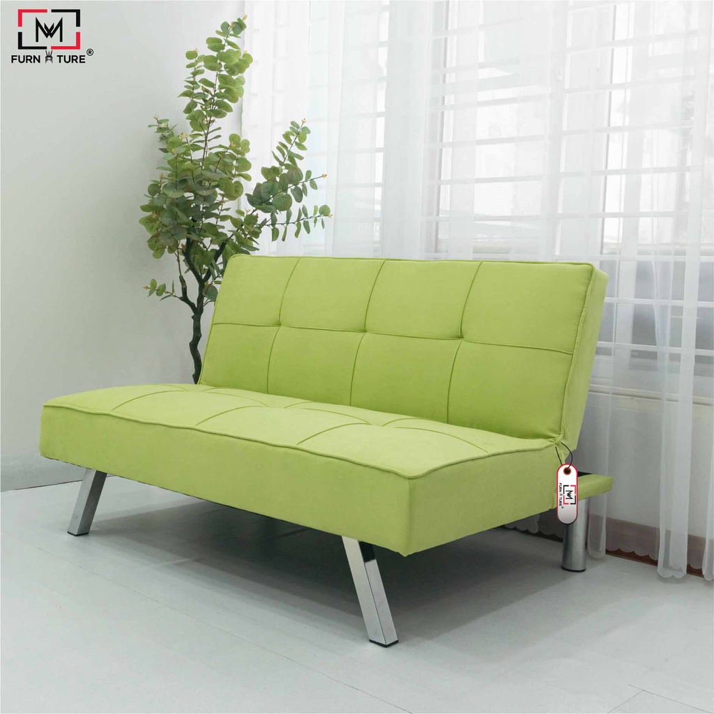 Sofa mini size 1m2 với 3 chức năng và chân inox lắp ráp tiện lợi thương hiệu MW FURNITURE