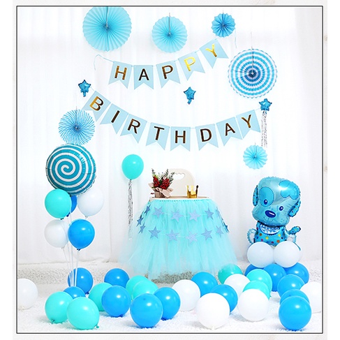 Quạt Giấy Trang Trí Sinh Nhật, Set Quạt Giấy Phụ Kiện Trang Trí Sinh Nhật, Party