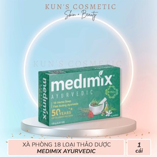 Xà Phòng Medimix 18 Loại Thảo dược Ayurveda Tác Động Nhanh 125g