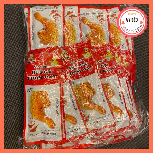 Bịch 30 Gói Tăm Cay Đùi Gà màu Xanh Đỏ ⭐FREESHIP⭐ Vị Đùi Gà Cay Cay