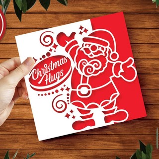 Tình Yêu * Ông Già Noel Dập Nổi Chết Cắt Giáng Sinh Chết Cho DIY Thêu Sò Album Giấy Giáng Sinh Làm Thiệp