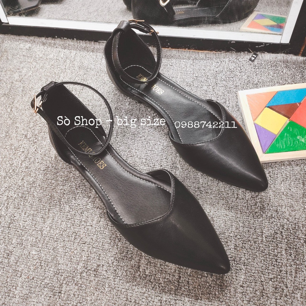 Sandal bigsize, ngoại cỡ đế bệt - 2 màu SDN13