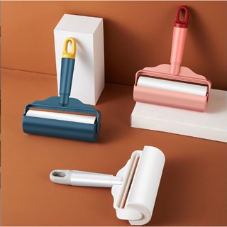 Cây lăn bụi giường, quần áo, chăn, thảm, bàn ghế 16cm, Cây lăn bụi đa năng cao cấp, có nắp che, lõi lăn 60 lớp