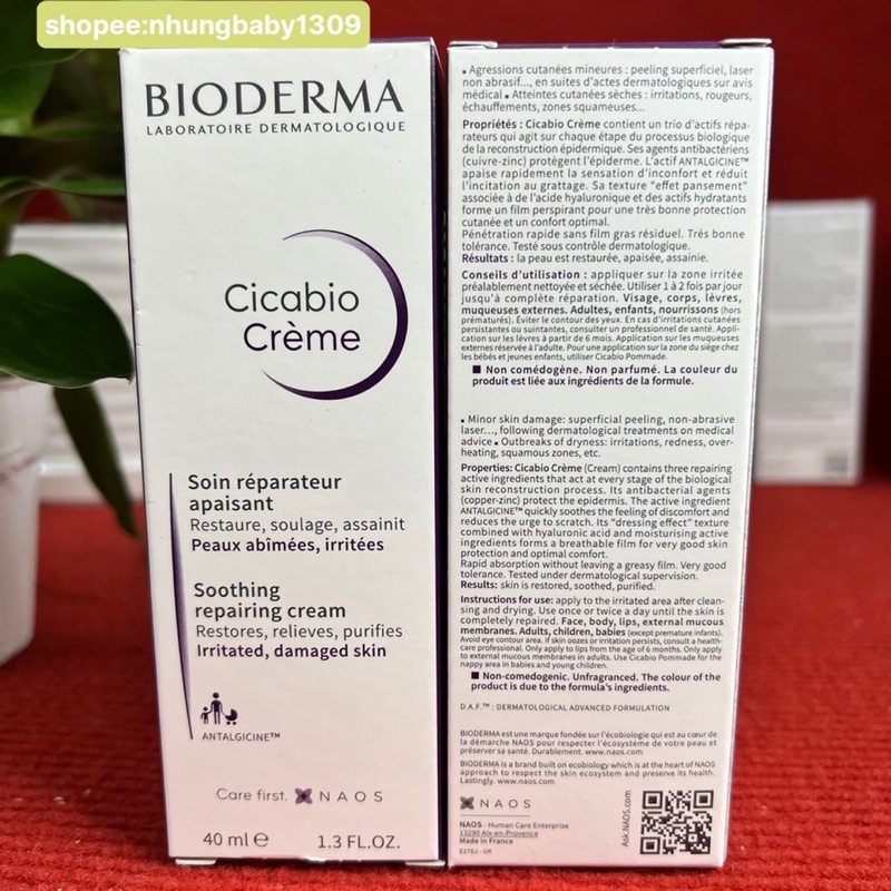 Biodrema Kem dưỡng ẩm phục hồi