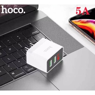 Cốc Sạc nhanh Hoco DC28 2 USB (1 Cổng USB C PD 18W 1 cổng USB QC3.0)