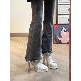 (sẵn38, 39trắng dàii) Boot cao gót Hà Lan đế nhọn 10cm