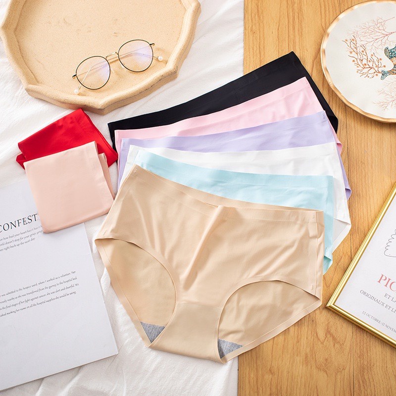 Quần lót nữ su đúc thun lạnh không đương may mềm mại kháng khuẩn nâng mông Vani Bra - 5032