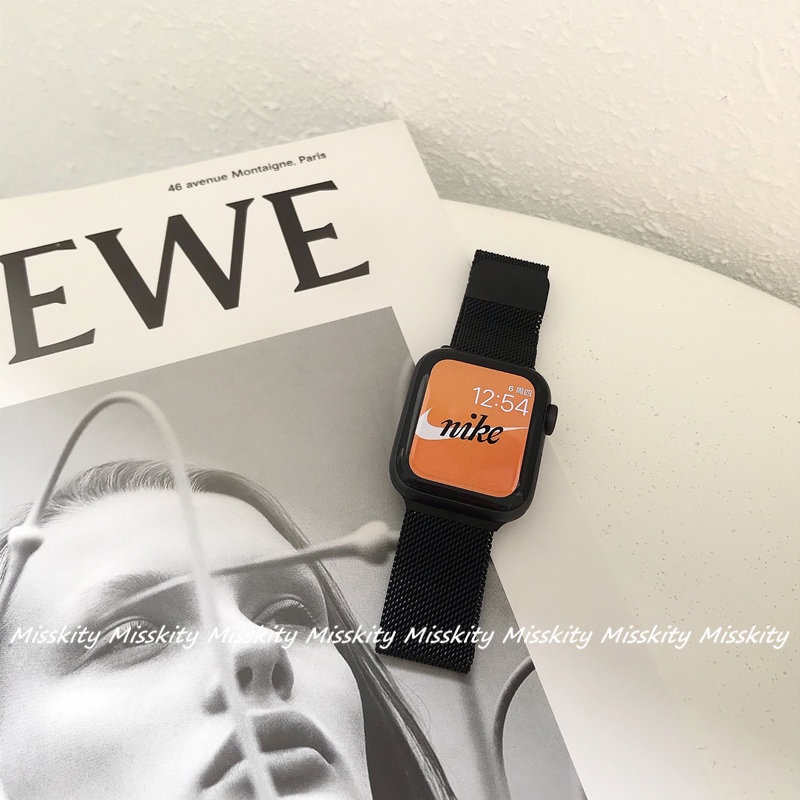 Dây Đeo Inox Milanese Cho Đồng Hồ Thông Minh iWatch Series Ultra 8 7 SE 3 4 5 6 2 49mm 45mm 41mm 44mm 40mm 38mm 42mm