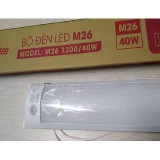 Đèn led bán nguyệt nổi trần rạng đông m26 40w 1,2m mét ánh sáng trắng