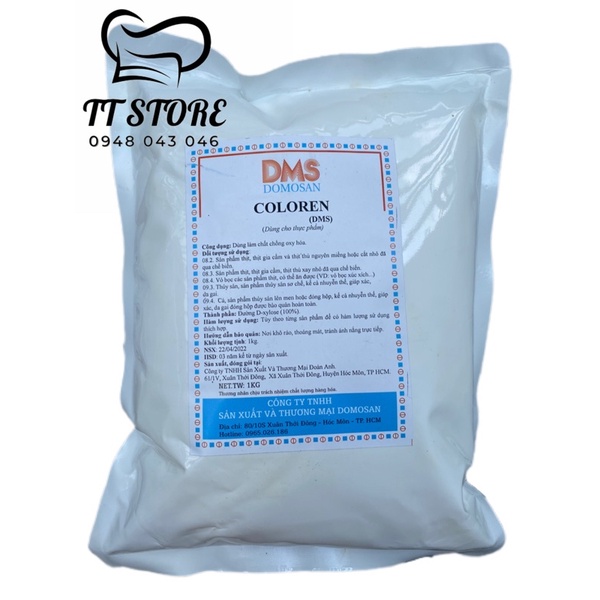 100-500gr màu coloren 100% D-xylose tạo màu vàng cho sản phẩm chiên nướng