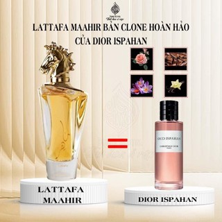 Nước hoa Dubai LATTAFA MAAHIR 100ml, nước hoa Dubai chính hãng mùi hương quyến rũ nam tính mẫu thử 10ml