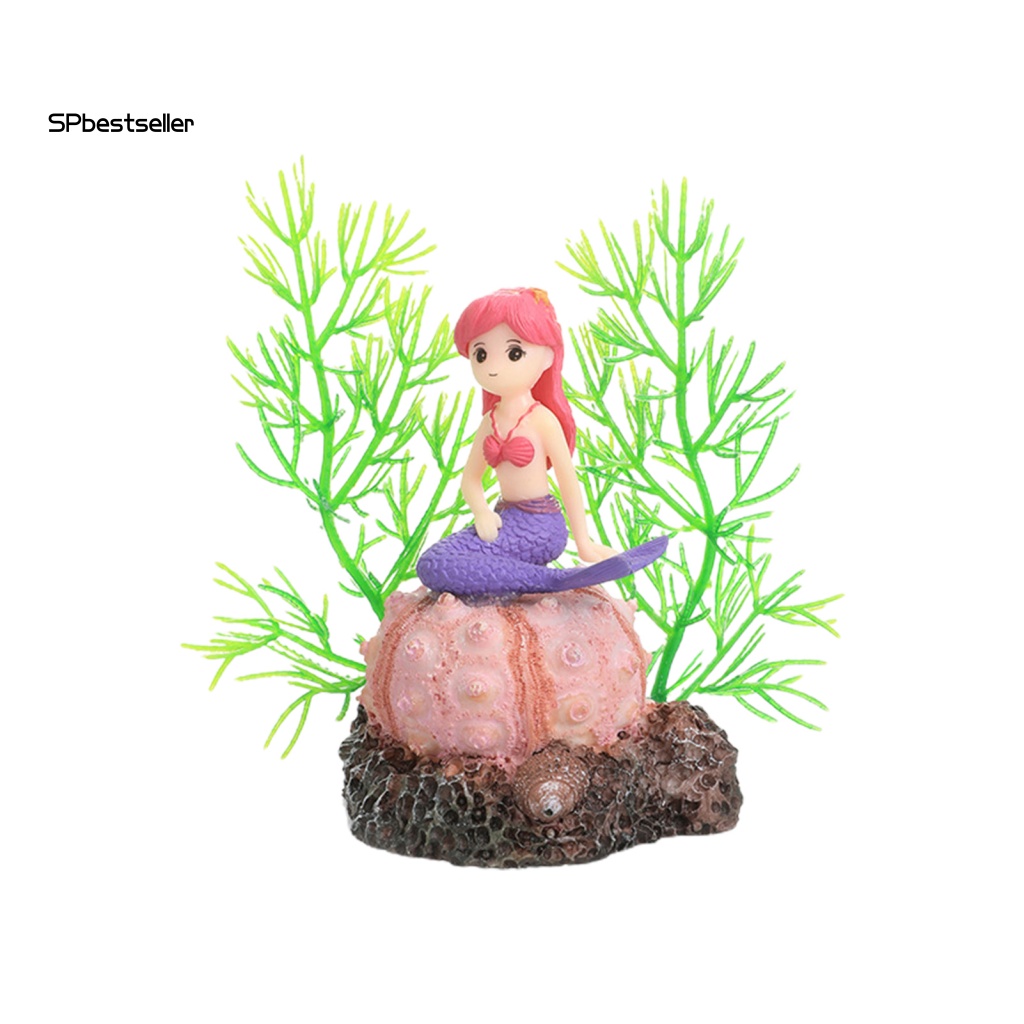 Đồ trang trí Nàng Tiên Cá Đang Ngủ Dễ Thương Không Phai Màu Trang Trí Nhà Cửa