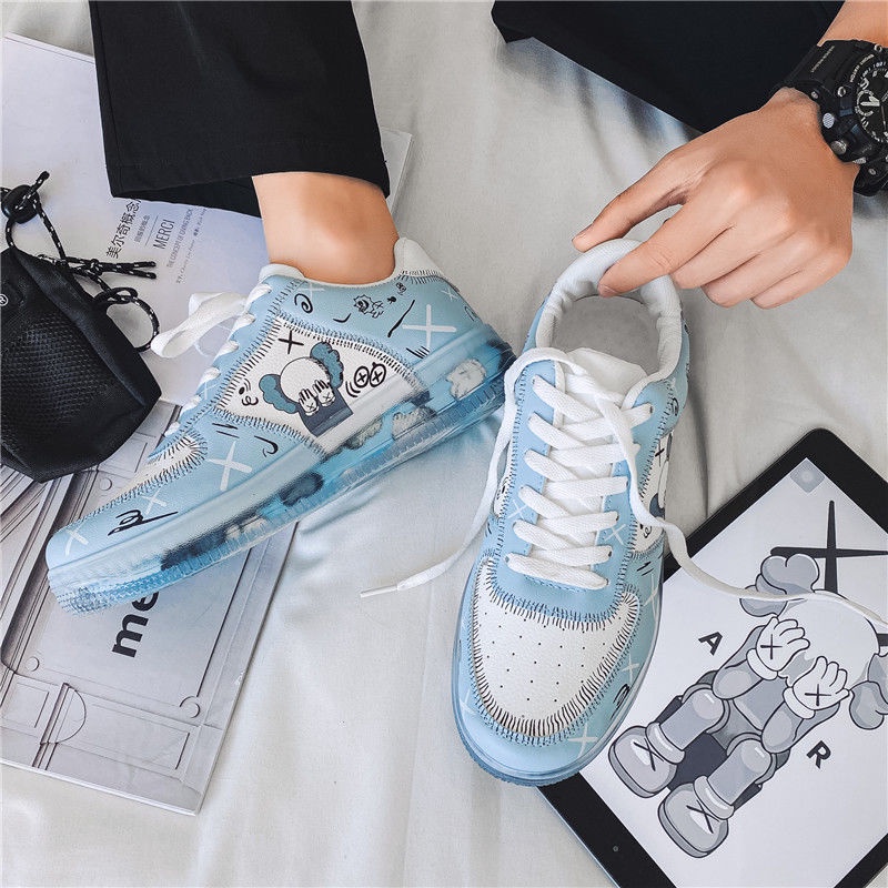 Giày Thể Thao Canvas Air Force No. Phong Cách Mới Cao Cấp Cho Nam 1 Giày Trắng Nhỏ Hợp Thời Trang