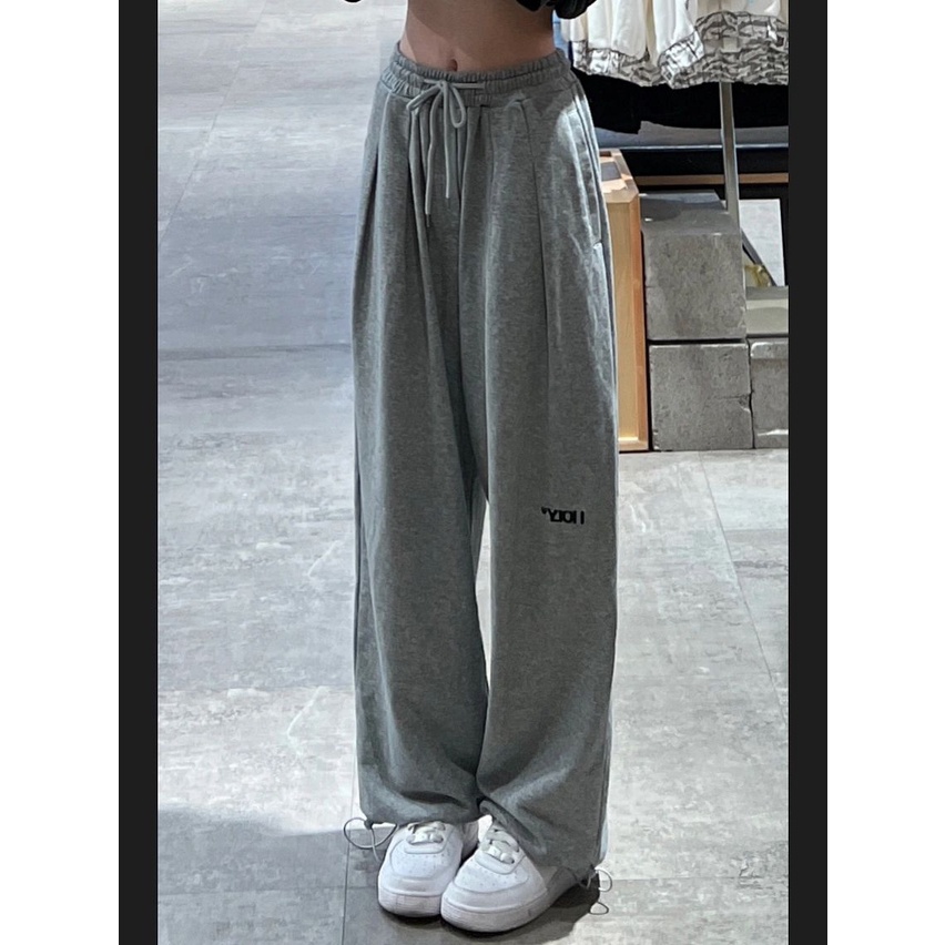 NRVP Quần Thể Thao Dài Dáng Rộng Phong Cách Thời Trang Hàn Quốc