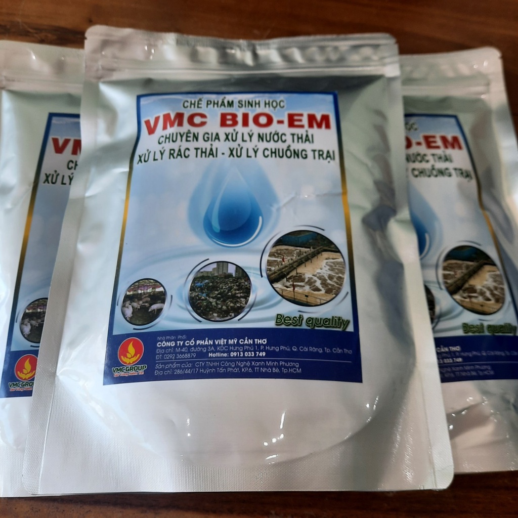 CHẾ PHẨM SINH HỌC VMC BIO – EM xử lý nước thải sinh họạt, nước thải công nghiệp- Gói 1KG