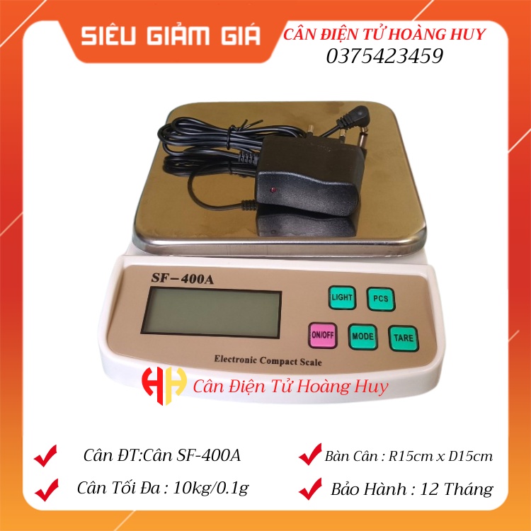 Cân tiểu ly nhà bếp SF-400A màn hình LED xanh