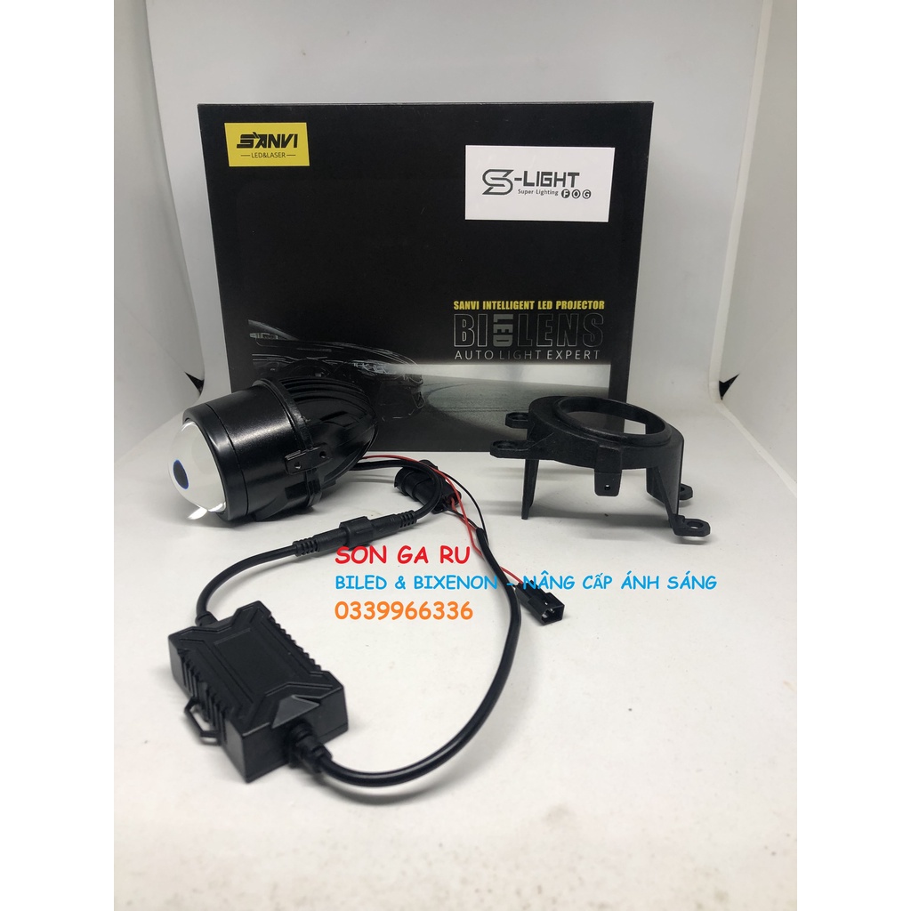 Đèn bi cầu LED gầm 2.0 inch siêu sáng cho oto