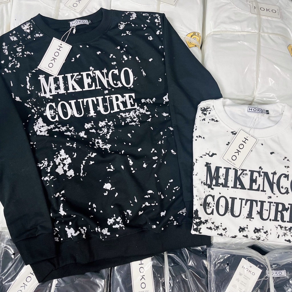 [Xả kho] Hot Áo Mikenco dài tay mẫu thu đông trend chất nỉ cotton cực chất