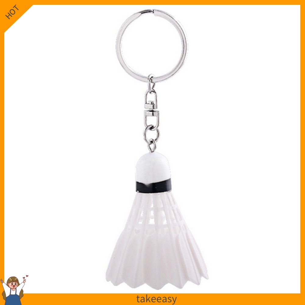 Móc khóa hình quả cầu lông mini xinh xắn dễ thương