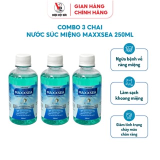 Nước súc miệng Maxxsea giúp làm sạch khoang miệng mảng bán chai 250ml