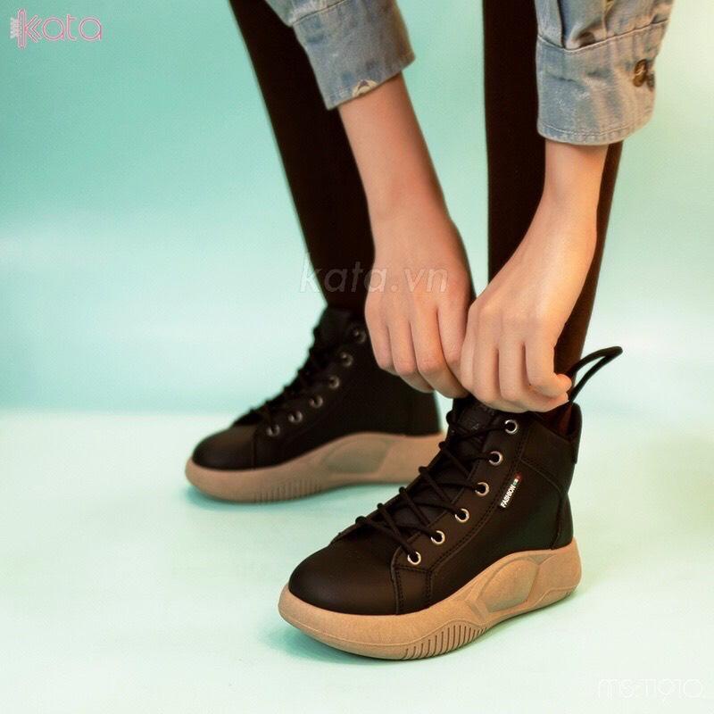 [Ảnh thật] GIÀY THỂ THAO DA CAO CỔ ĐẾ CAO ÊM CHÂN CAO CẤP CHẤT ĐẸP MẪU MỚI 2022