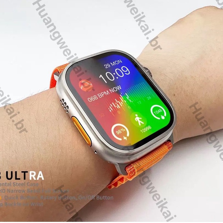 Đồng Hồ Thông Minh HW8 ultra max 8 49mm ultra 2.05 Inch NFC Kết Nối Bluetooth Không Dây 49mm / 49mm / NFC / 27 DT7 max Hw7 max ht99 w27 pro MT8 ultra