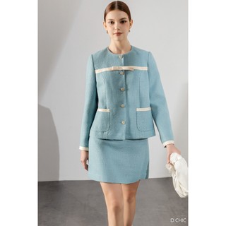 Chân váy A phối đai eo D.CHIC MS: 381730
