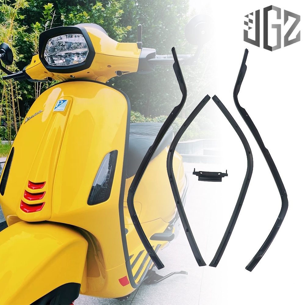 Bộ Phụ Kiện Bảo Vệ Thân Xe Màu Đen Chuyên Dụng Cho Vespa Sprint Priamvera 150 125