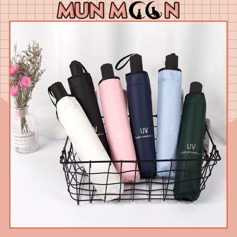 Ô Gấp Gọn Phủ Lớp Chống Tia UV, Dù Che Nắng, Che Mưa Ngoài Trời, Ô Hình Gấu Brow