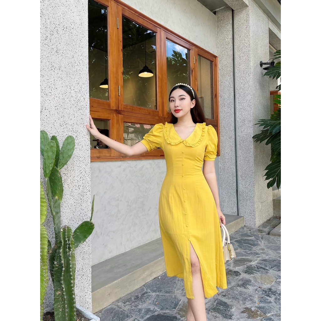 Đầm cổ sen thanh lịch tinh tế Elizabeth C856 CinHouse