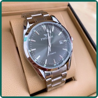 Đồng hồ nam cơ automatic Fngeen dây kim loại chống nước bảo hành 24 tháng mã 6612