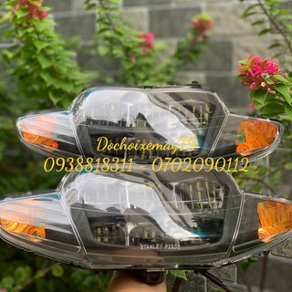 Pha đèn led 2 tầng gắn Wave nhỏ