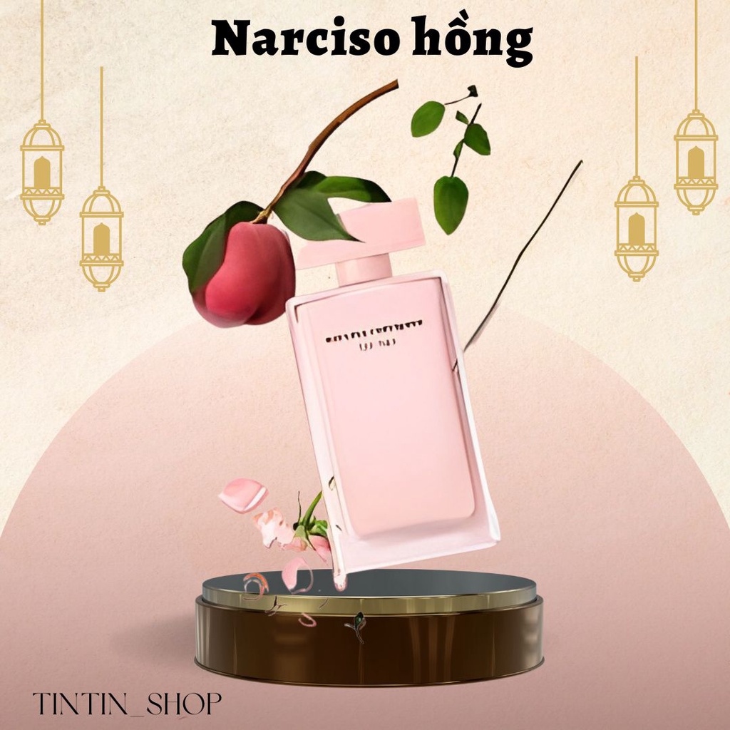 Nước hoa nữ Narciso hồng dung tích 100ml, dầu thơm mùi Xạ cực kỳ thơm, quyến rũ - TinTinShop