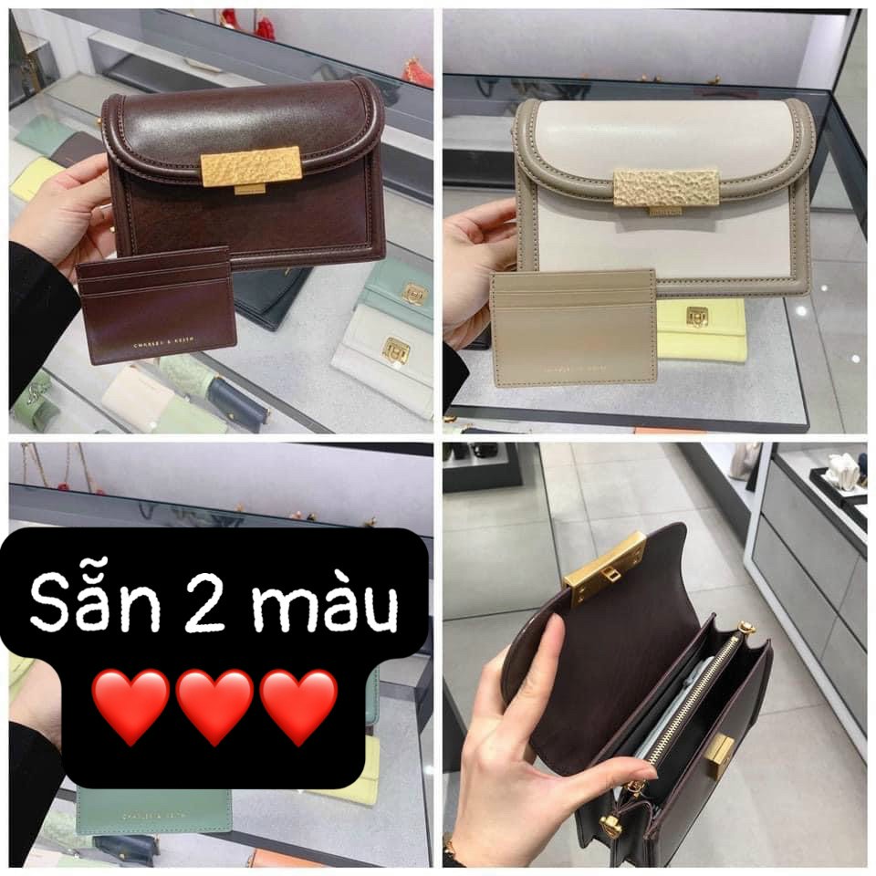 túi kẹp nách + đeo chéo nữ kèm ví nữ Ck2-70701152