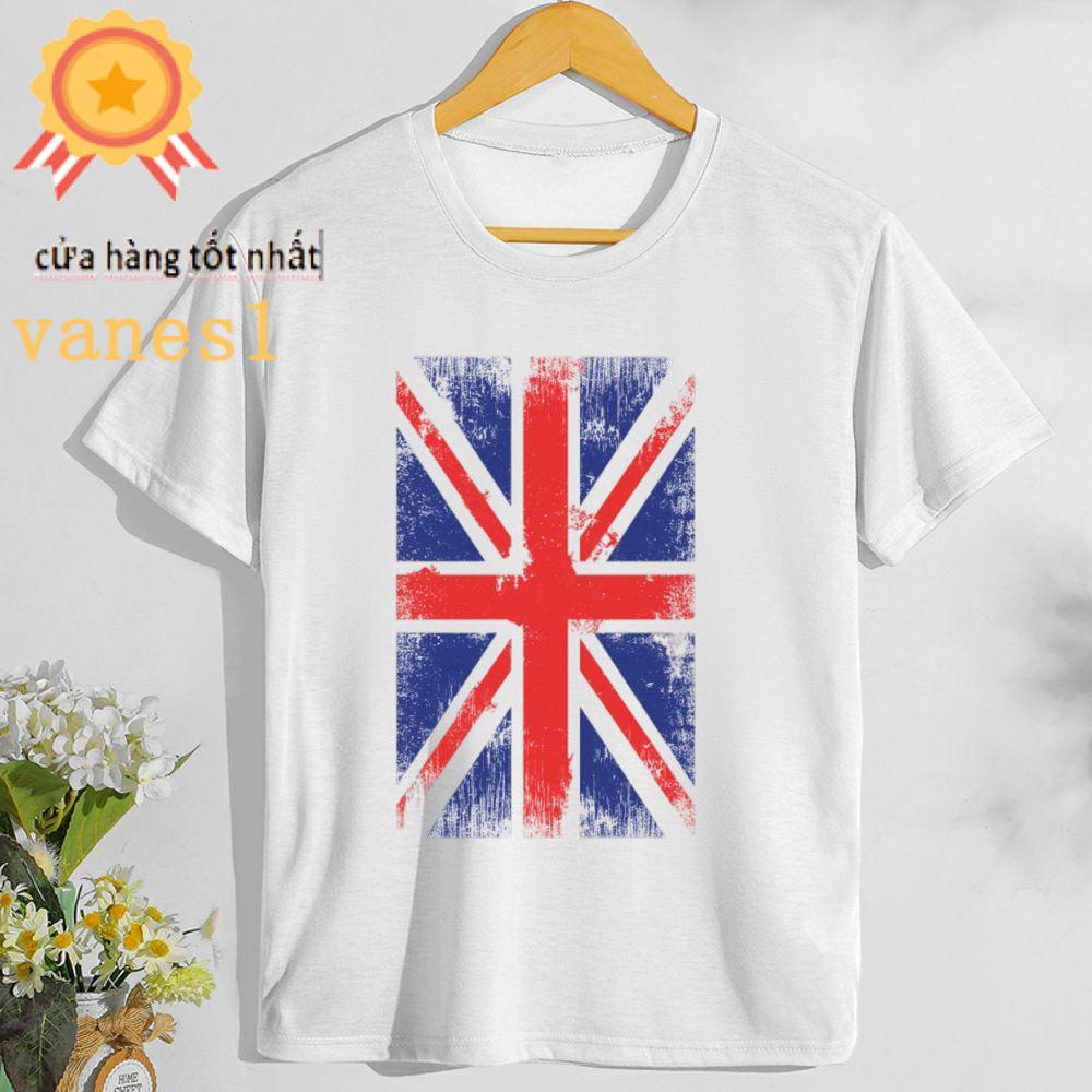 Vanes1 Áo Thun In Hình Cờ Nước Anh Liên Minh Jack UK Dành Cho Nam Nữ