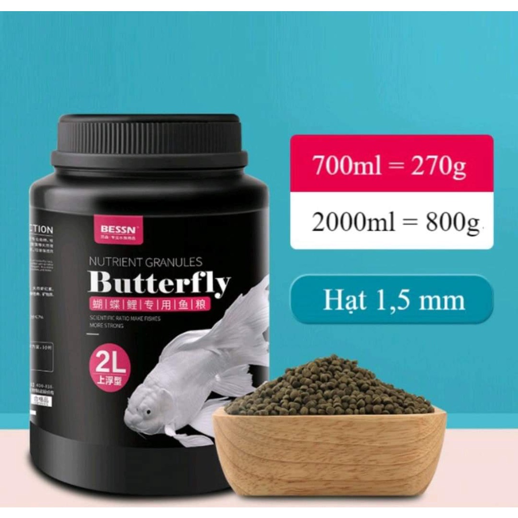 BESSN -Thức ăn cho cá Chép Sư tử, chép bướm.