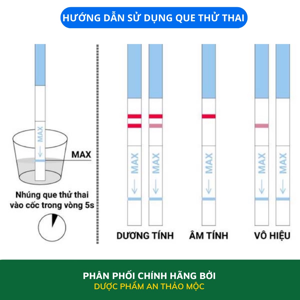 Bút thử thai Tanaphar Quicktana sử dụng dễ dàng nhanh chóng chính xác cho kết quả ngay lập tức