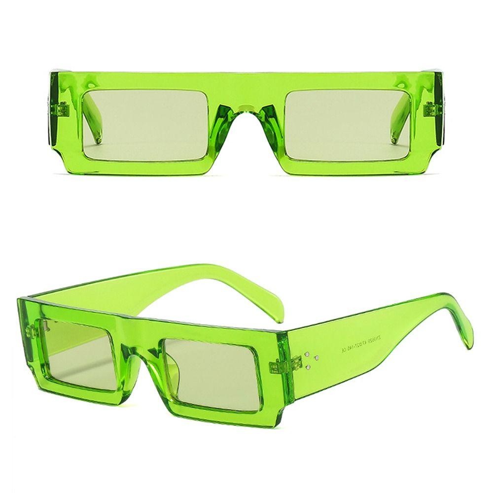 MOILYVN Kính Mát Vuông Chống Tia UV400 Màu Sắc Kẹo Ngọt Xinh Xắn