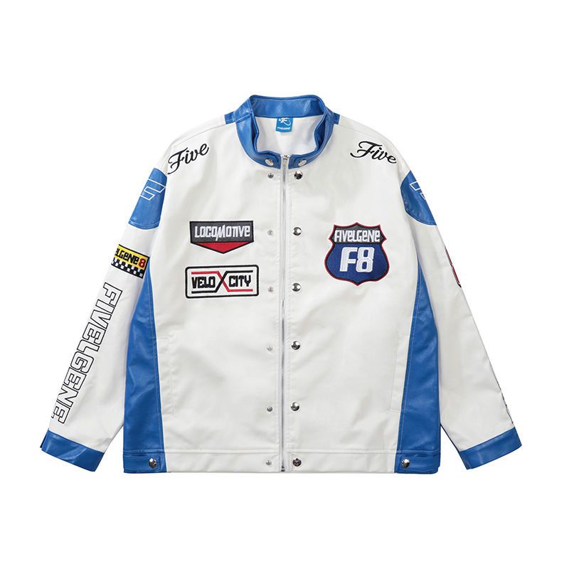 Áo Khoác Bóng Chày Phong Cách Hip hop Mỹ Cá Tính Cho Cặp Đôi