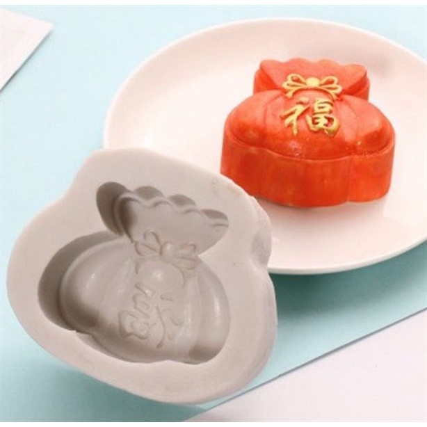 Khuôn Silicon Túi Vàng 6.8 Cm